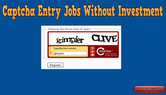 Online Captcha Entry Jobs Without Investment Download FREE